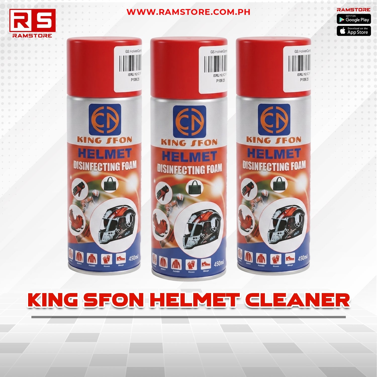 QS Helmet Cleaner