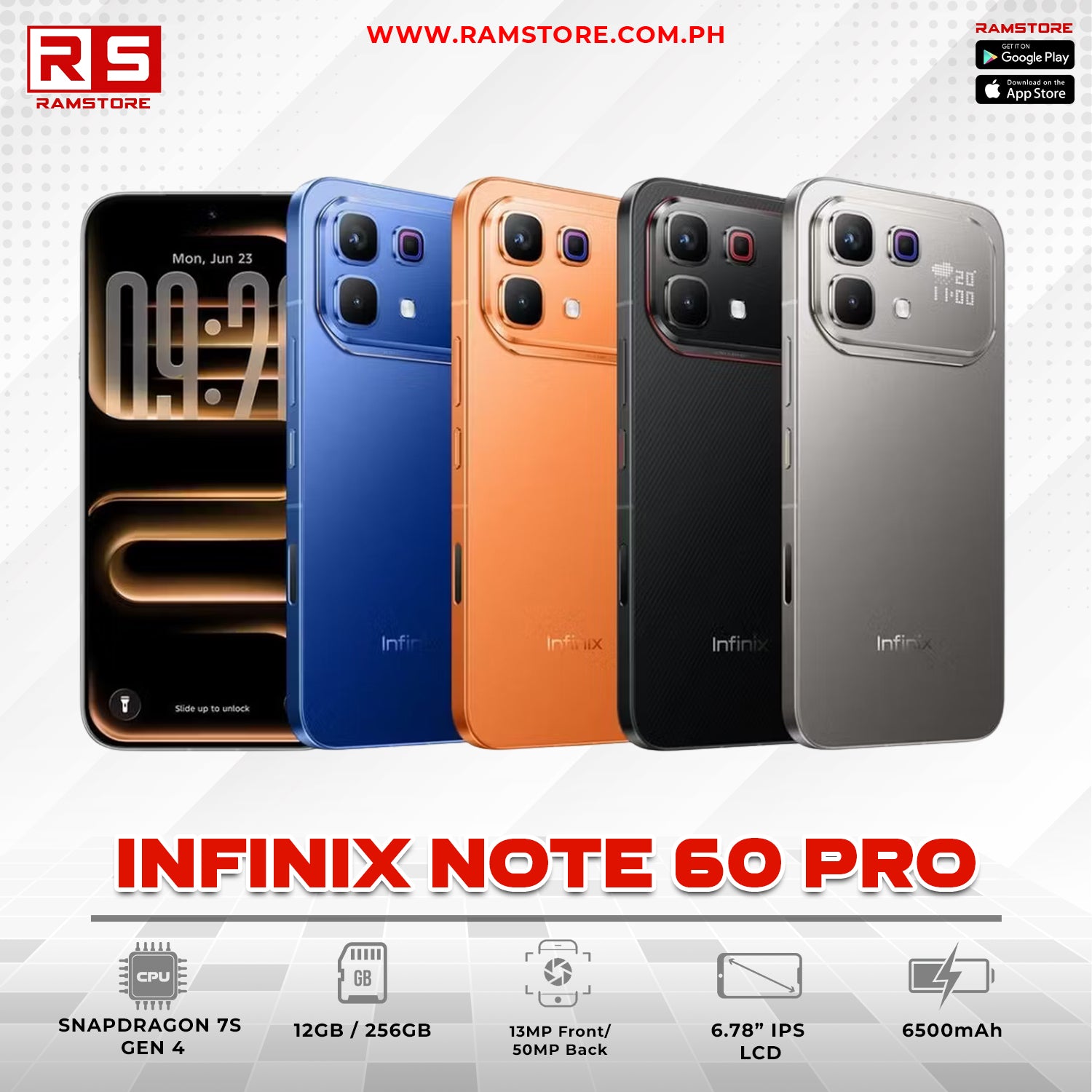 MBC Phone Infinix Note 60 Pro 12GB+ 256GB