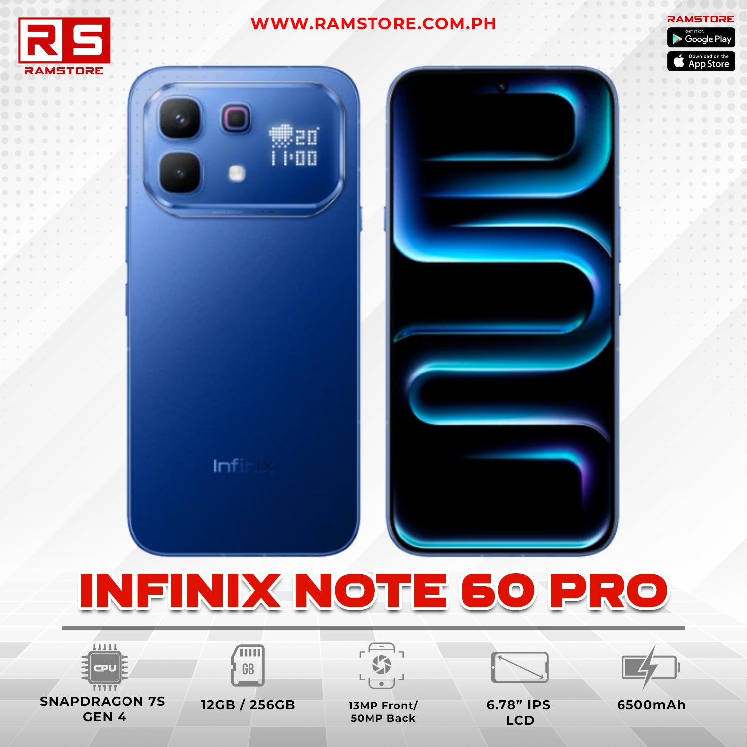 MBC Phone Infinix Note 60 Pro 12GB+ 256GB