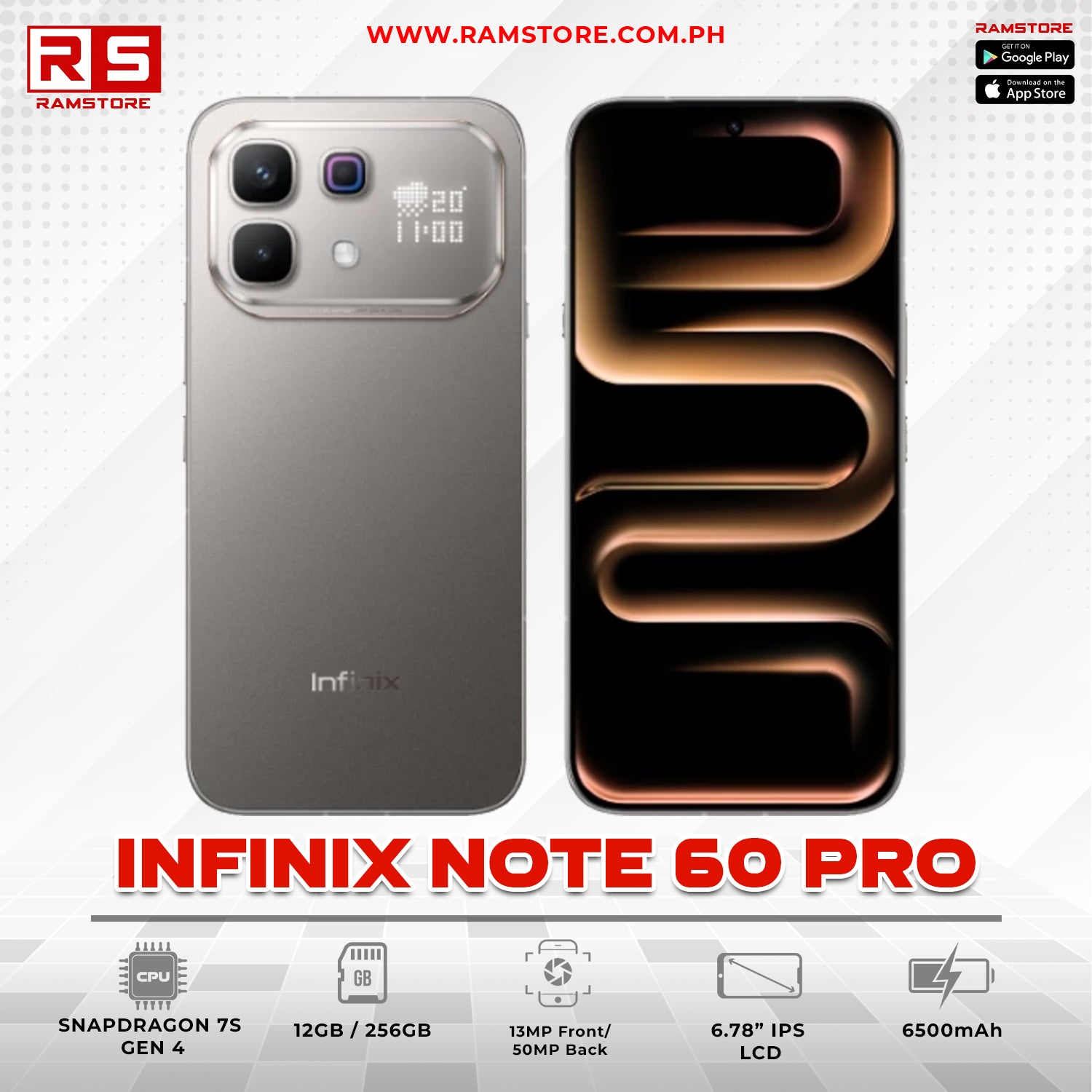 MBC Phone Infinix Note 60 Pro 12GB+ 256GB
