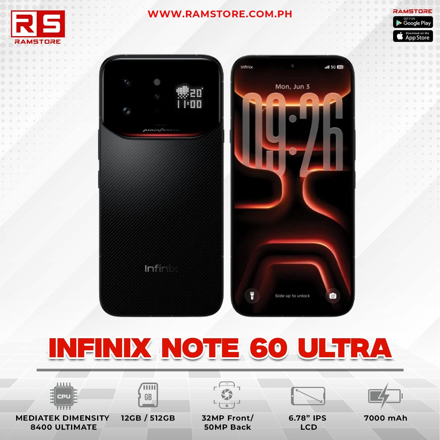 MBC Phone Infinix Note 60 Ultra 12GB 512GB