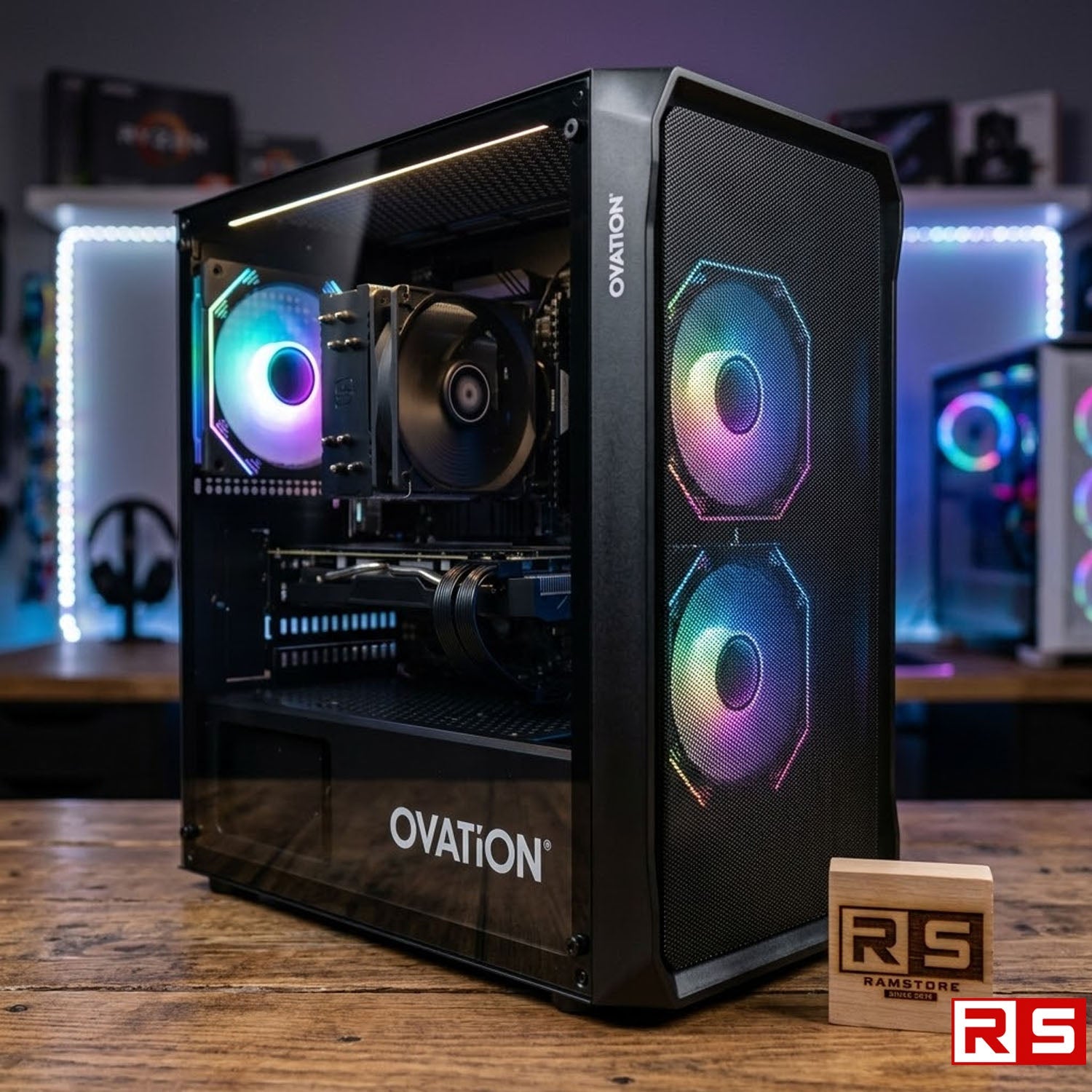 PCZ Desktop Computer Brandnew AMD Ryzen 5 5600GT & ATX Hypergate