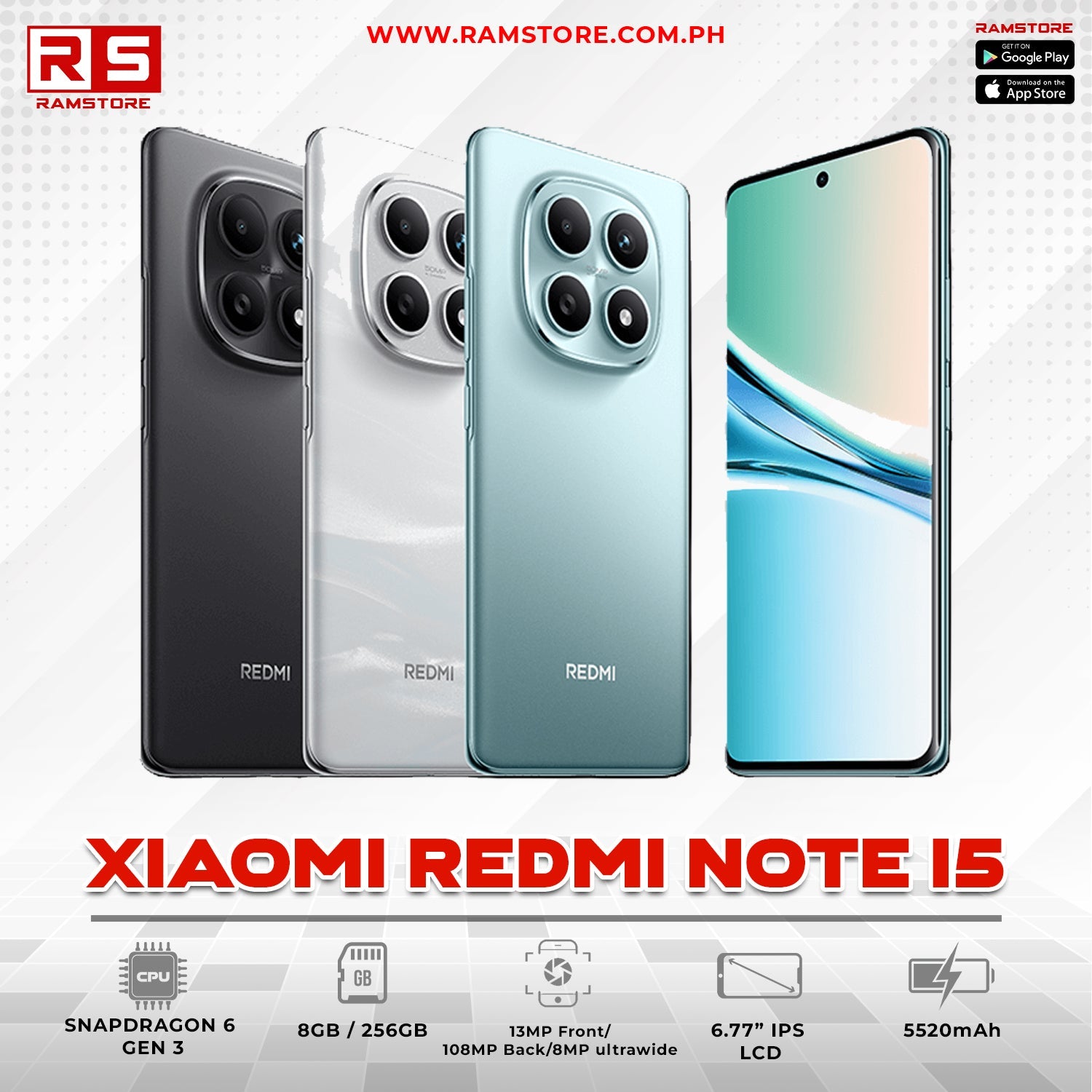 MBC Phone Xiaomi Redmi Note 15 8GB 256GB
