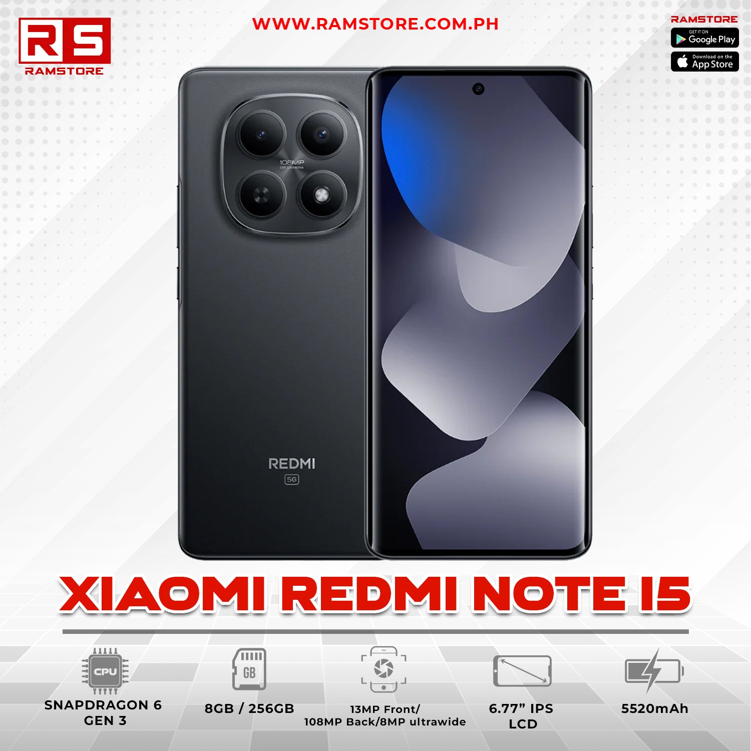 MBC Phone Xiaomi Redmi Note 15 8GB 256GB