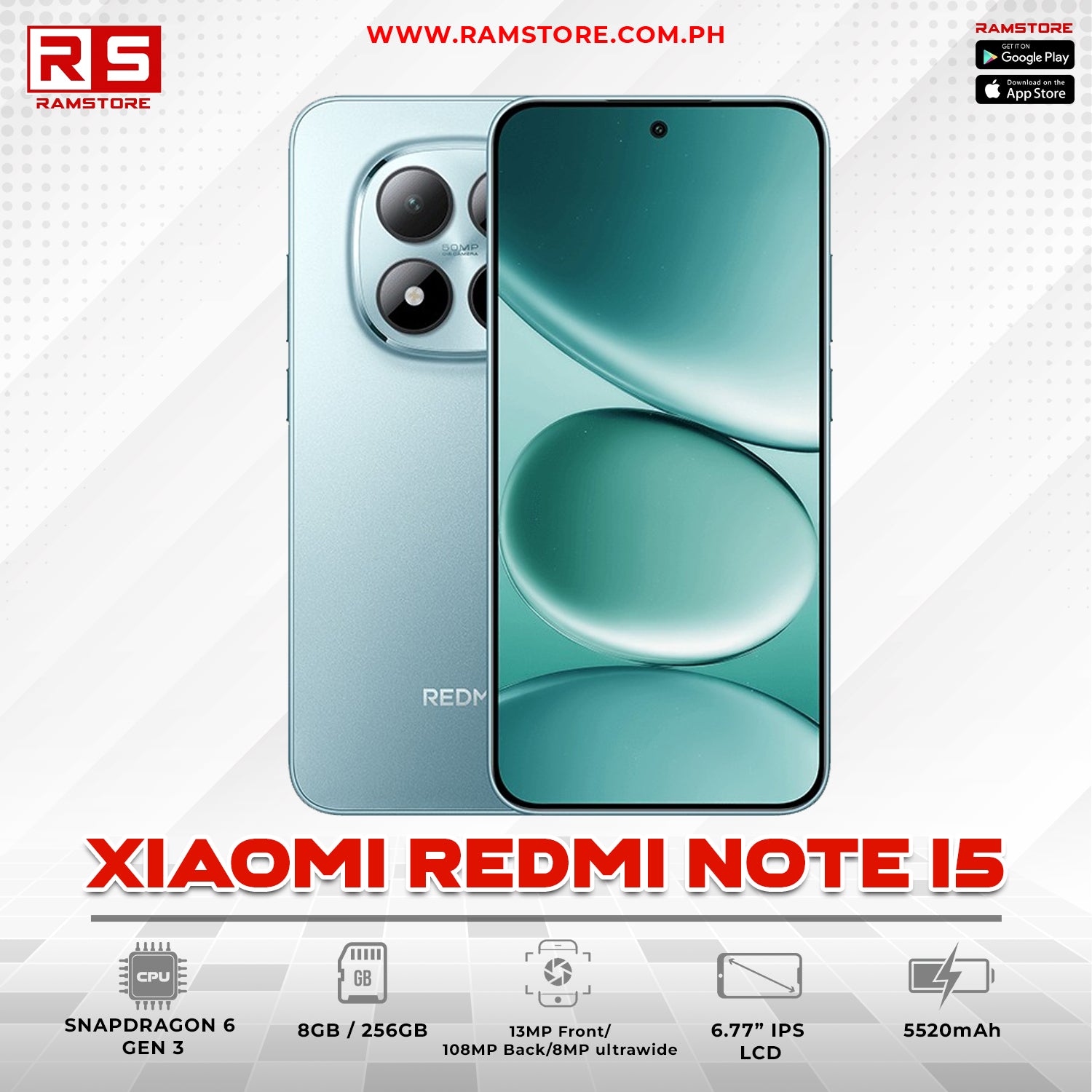MBC Phone Xiaomi Redmi Note 15 8GB 256GB