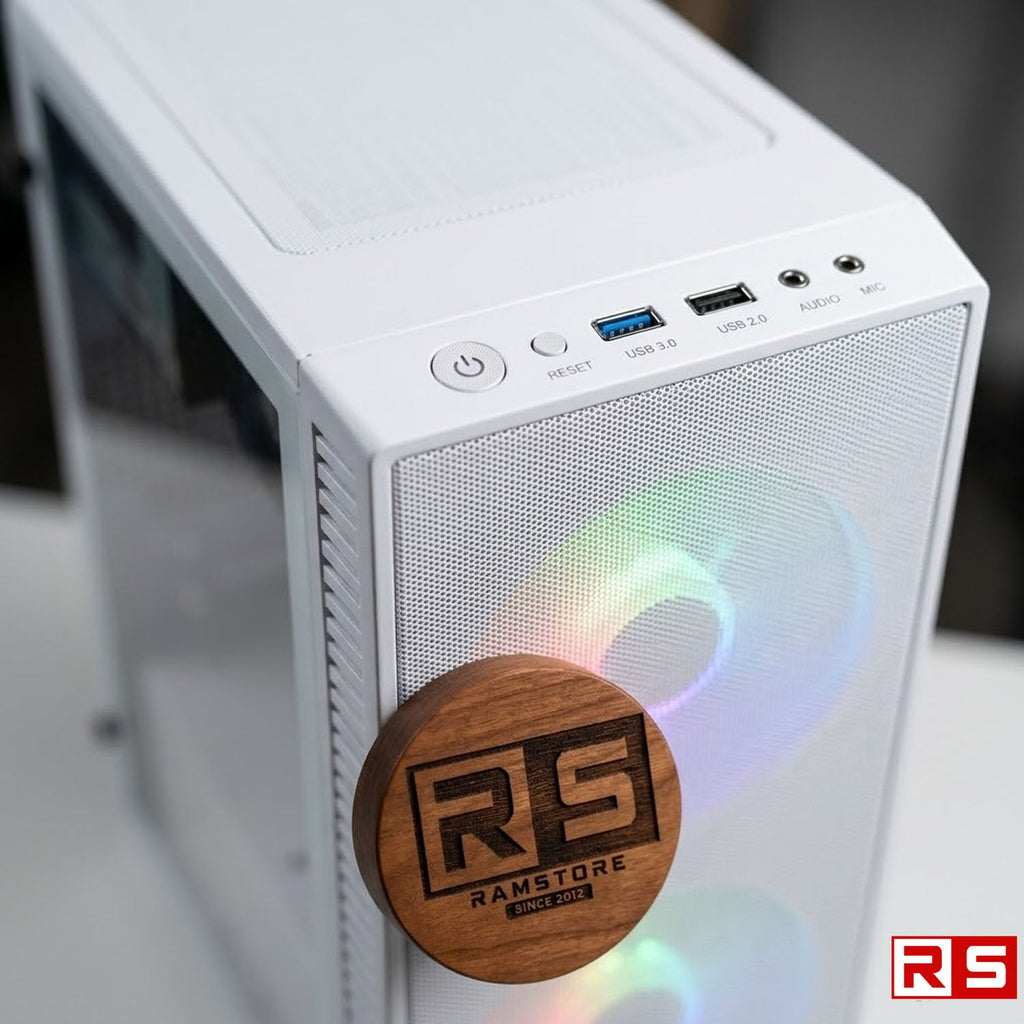 PCZ Case Matx Stargate Mesh 1.2 Psu + 2 Fan White
