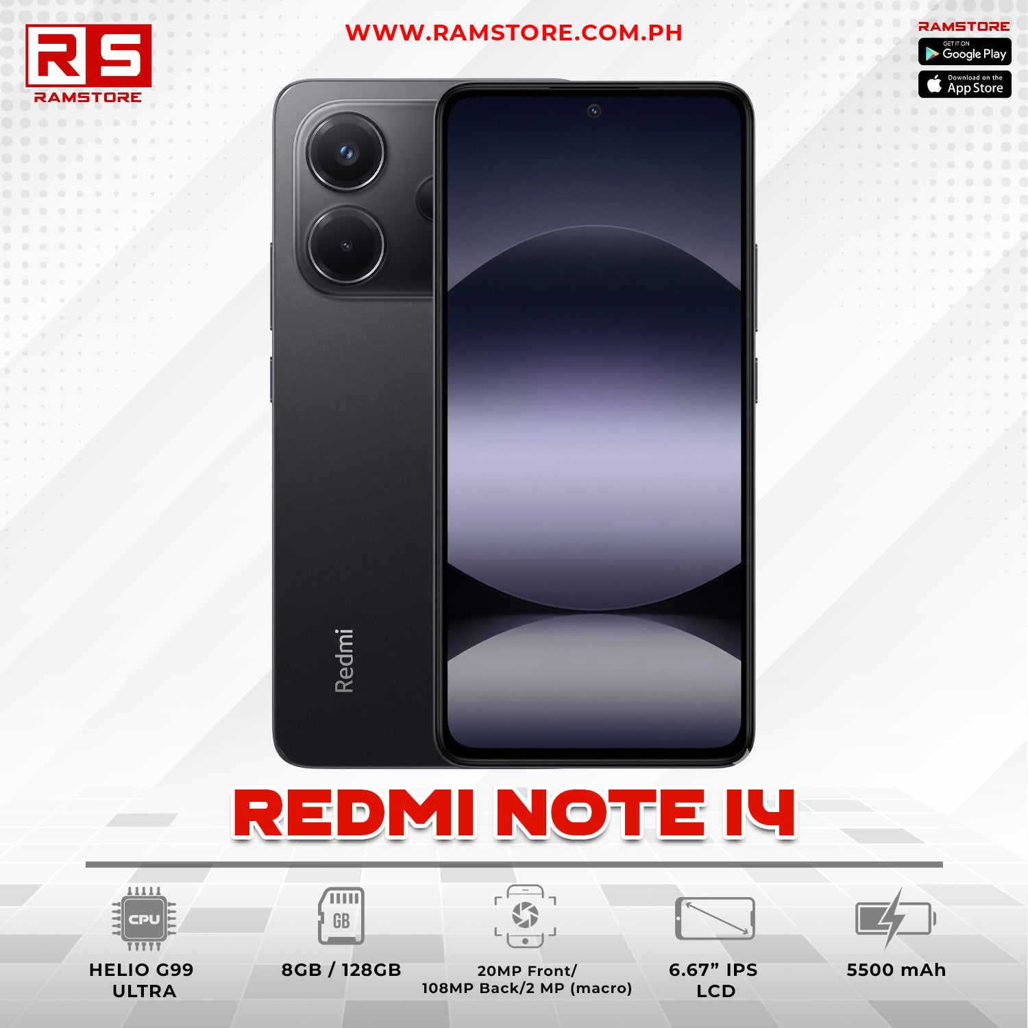 MBC Phone Redmi Note 14-8GB 128GB