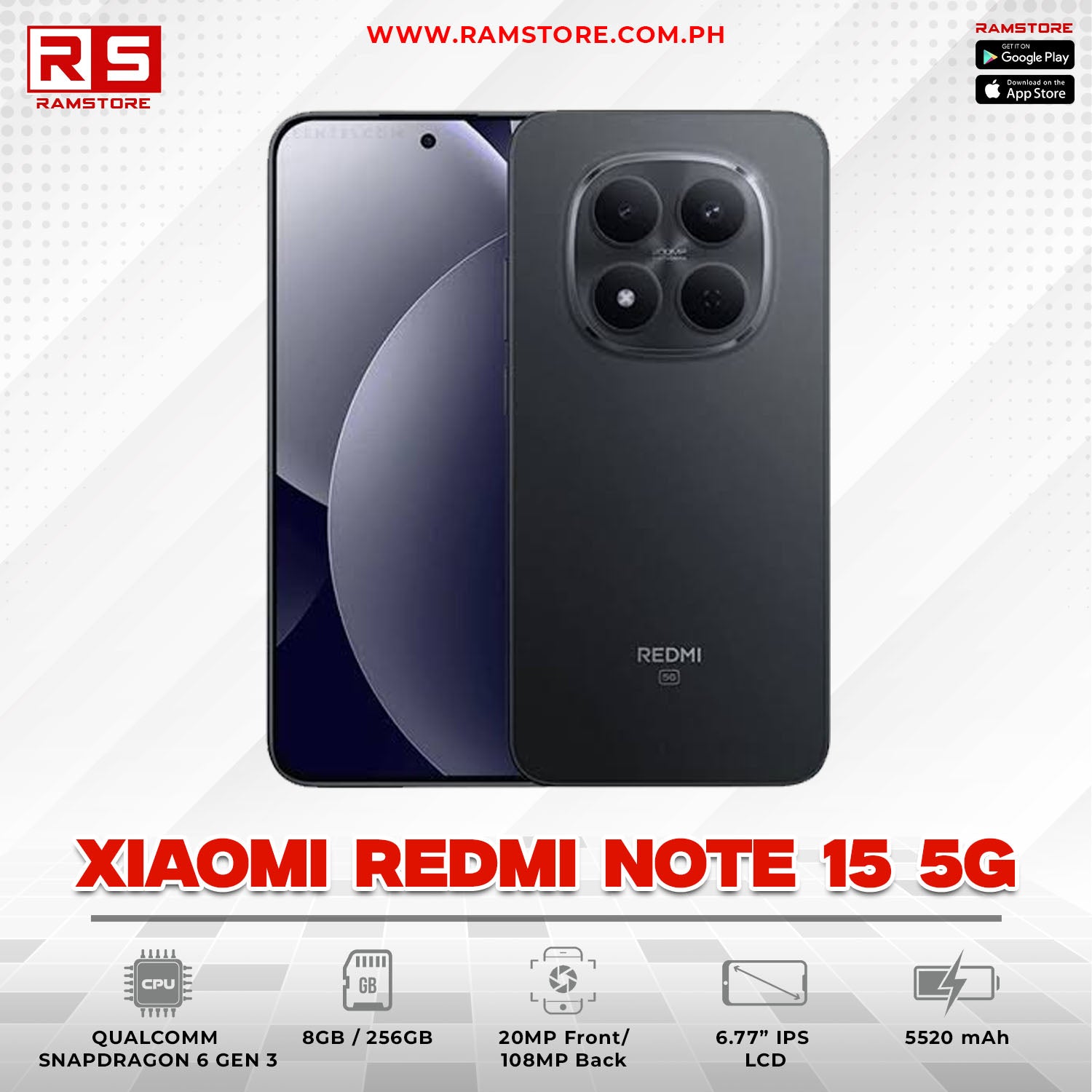 MBC Phone Xiaomi Redmi Note 15 5G 8GB 256GB