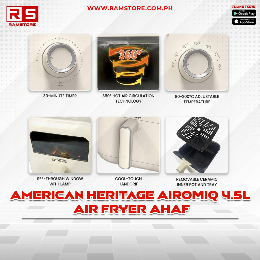 STA Air Fyer B American Heritage 4.5L Airomiq