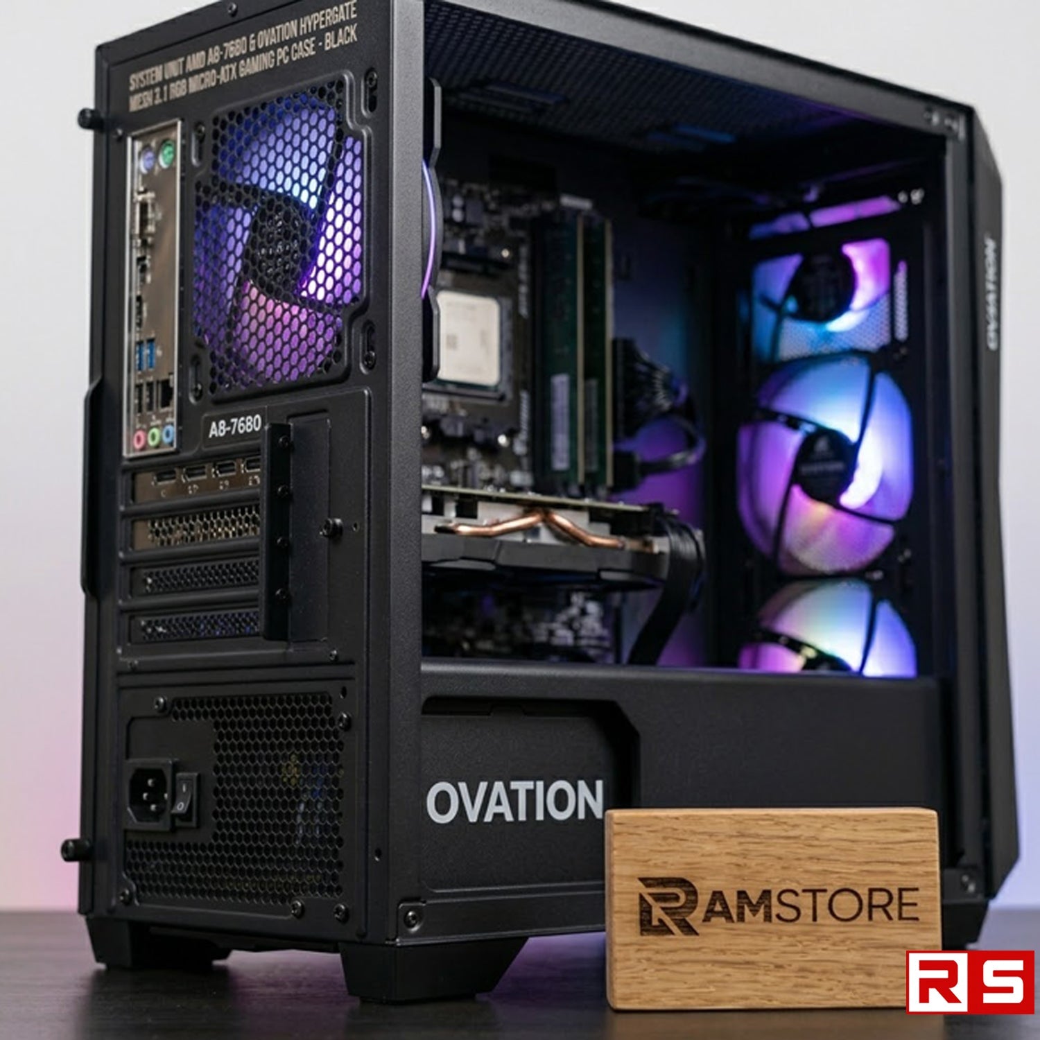 PCZ System Unit AMD A8-7680 & ATX Hypergate