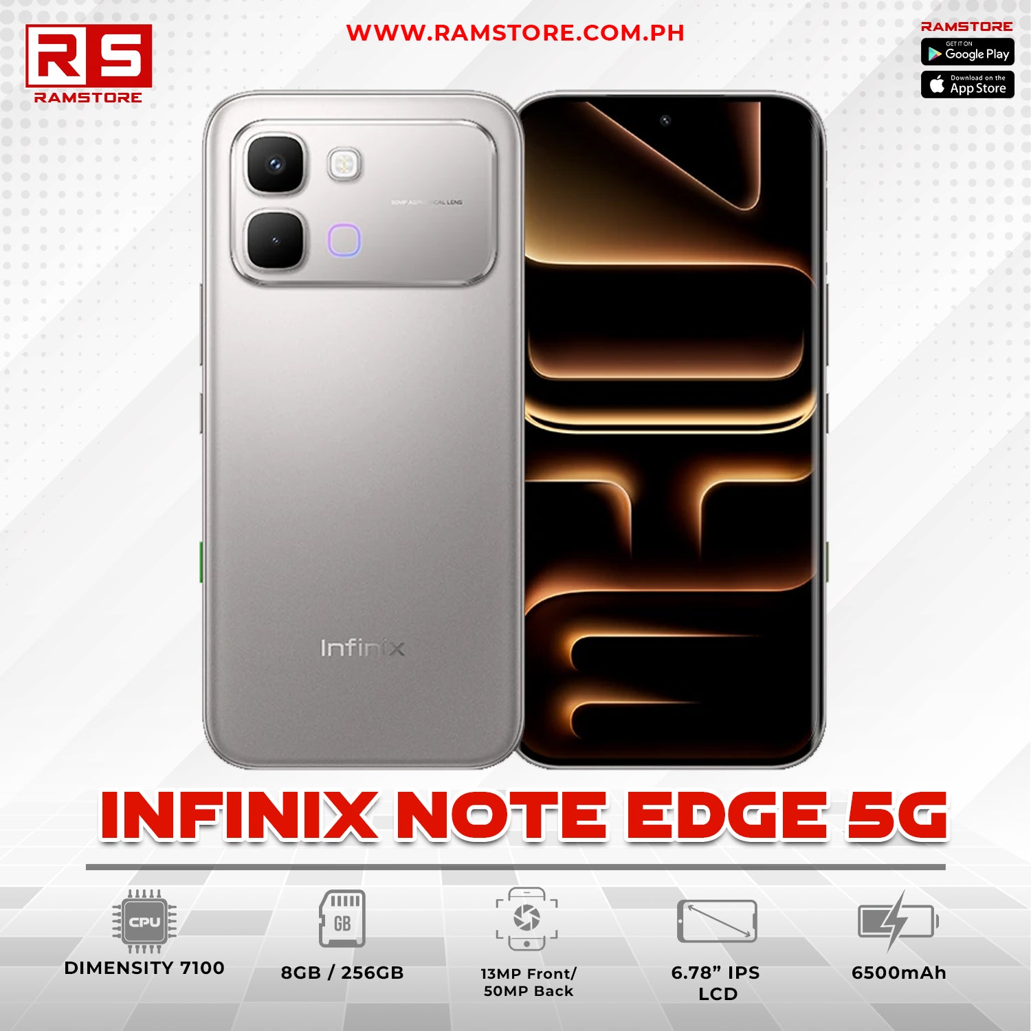 MBC Phone Infinix Note Edge 5G 8+256GB