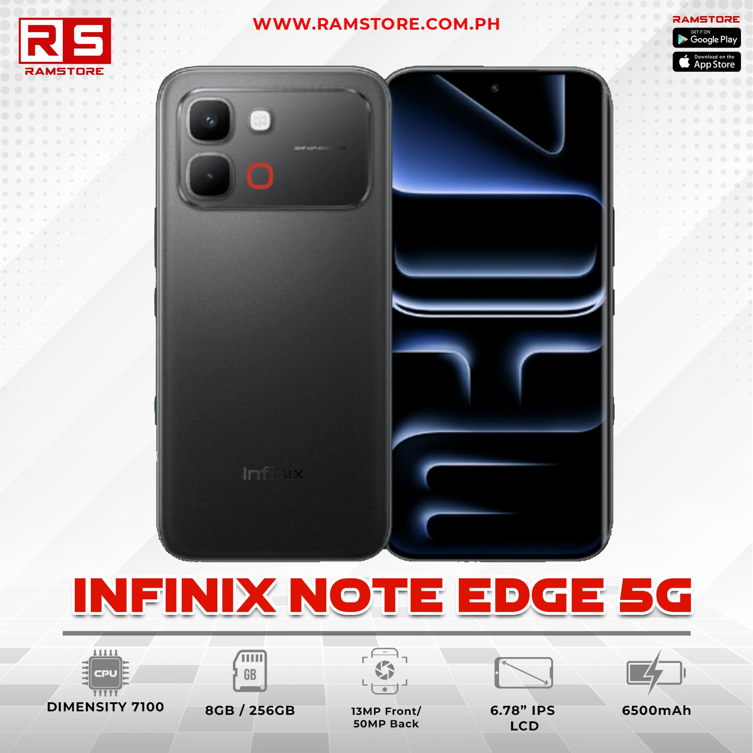 MBC Phone Infinix Note Edge 5G 8+256GB