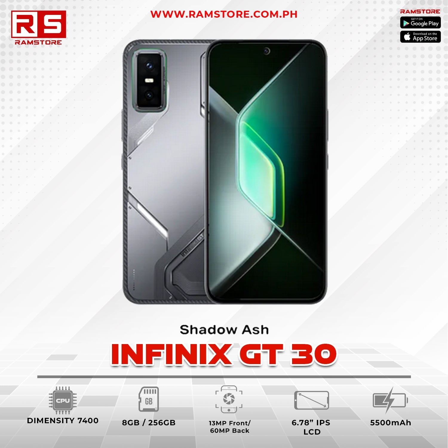 MBC Phone Infinix GT 30 8GB 256GB