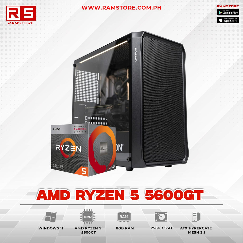 PCZ System Unit AMD Ryzen 5 5600GT & ATX Hypergate