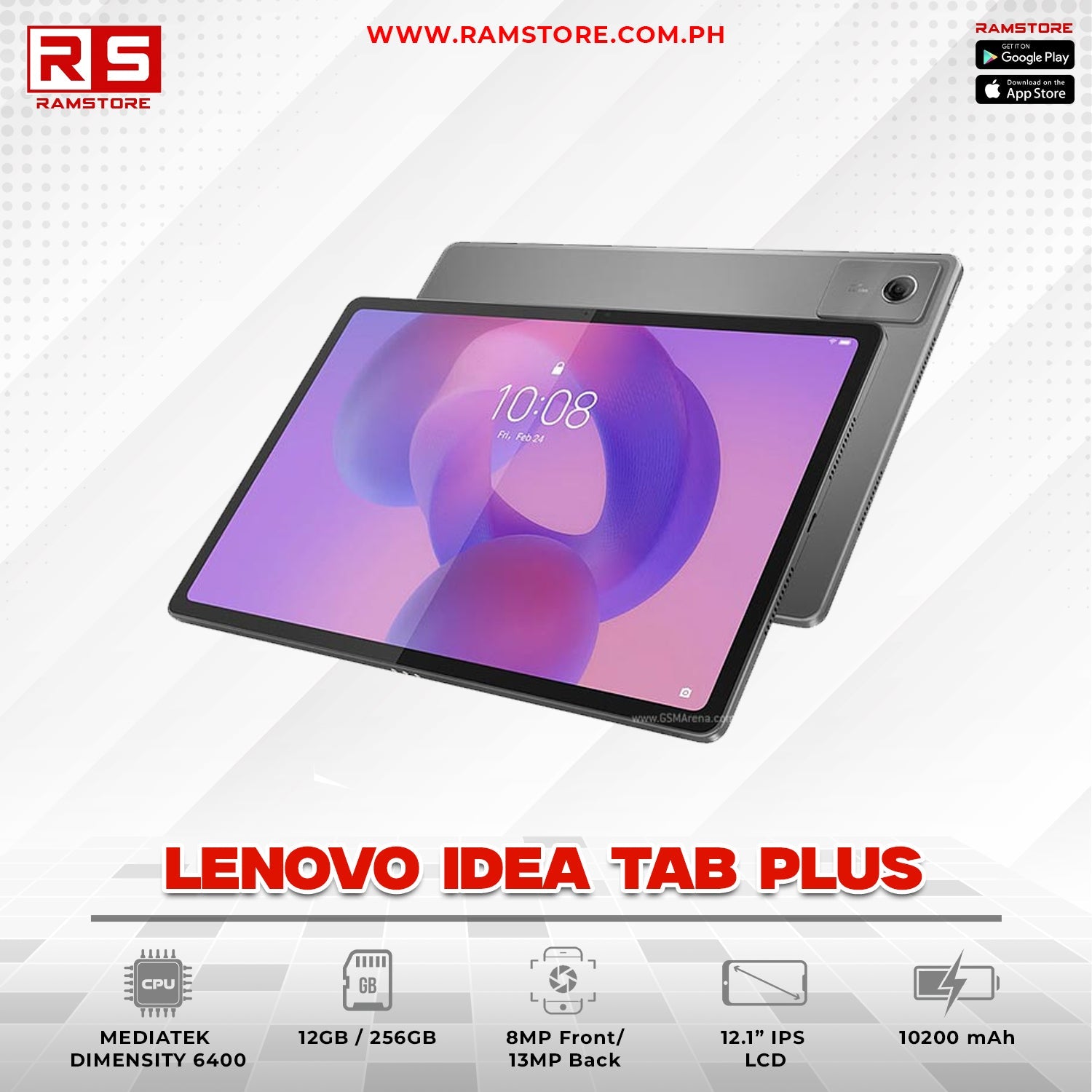 LPR Convertible Lenovo IdeaTab Plus - MediaTek Dimensity 6400 12GB 256GB