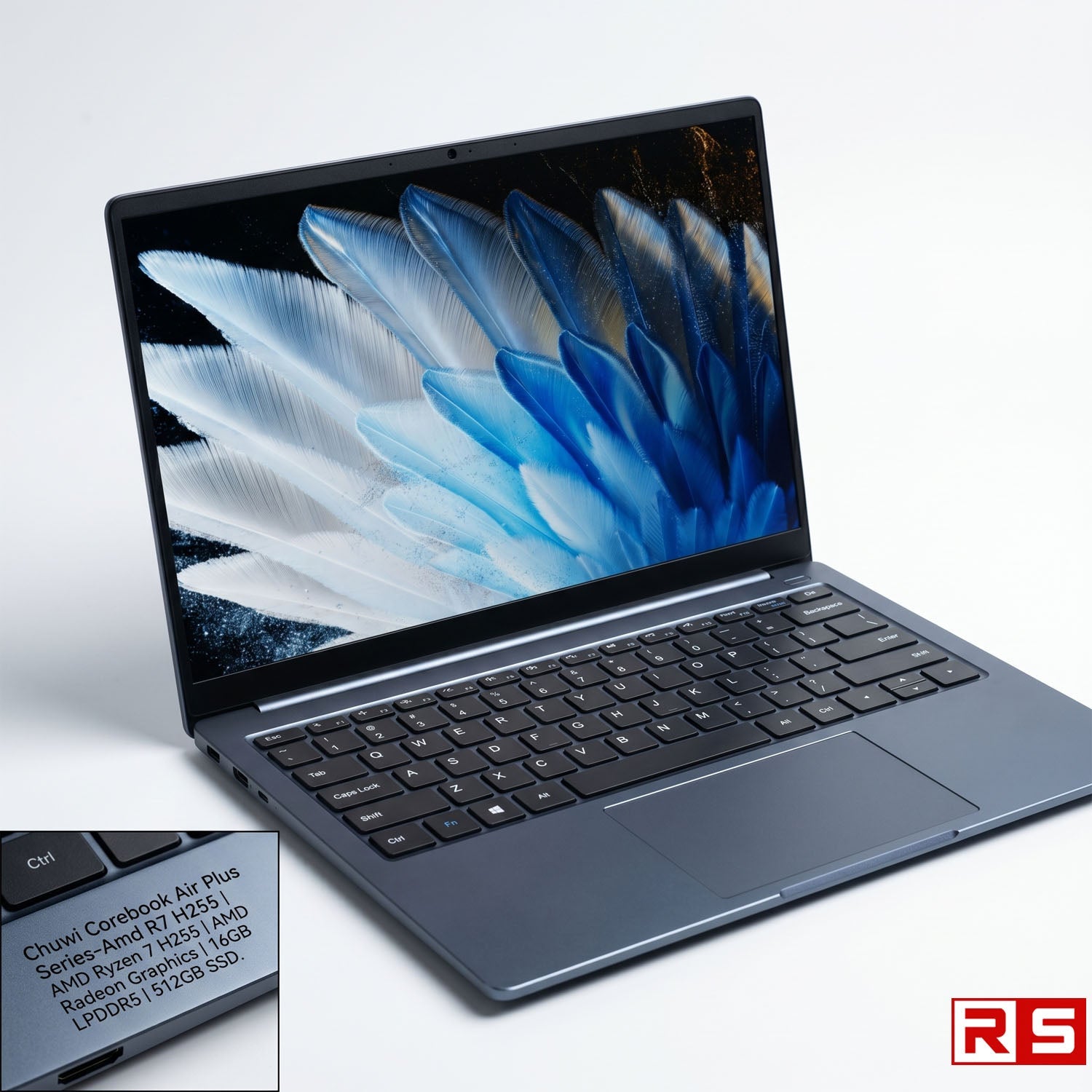 LPR Laptop Chuwi Corebook Air Plus Series-Amd R7 H255 Amd Radeon Grapics 16GB LPDDR5 512GB SSD
