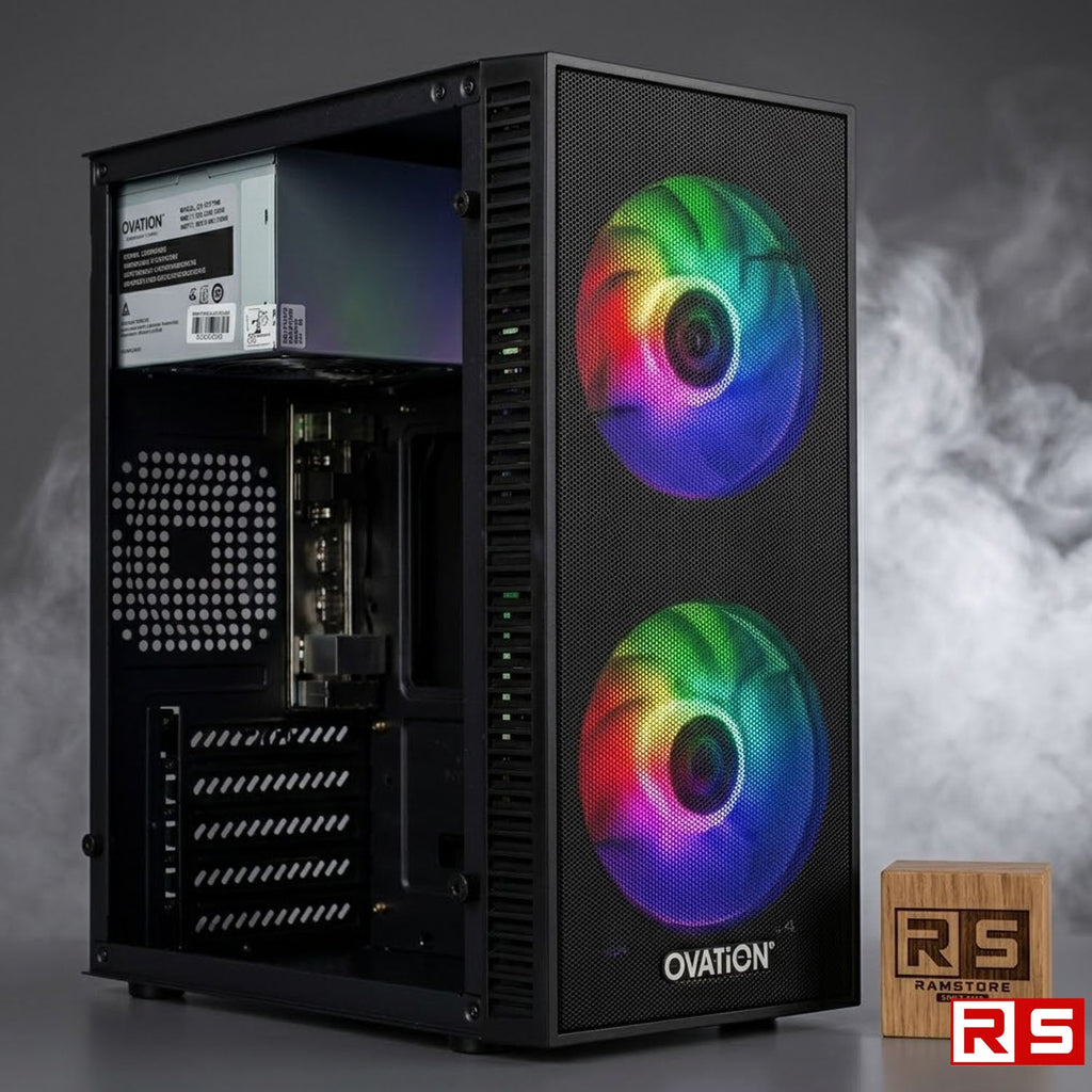 PCZ Case Matx Stargate Mesh 1.2 Psu + 2 Fan Black