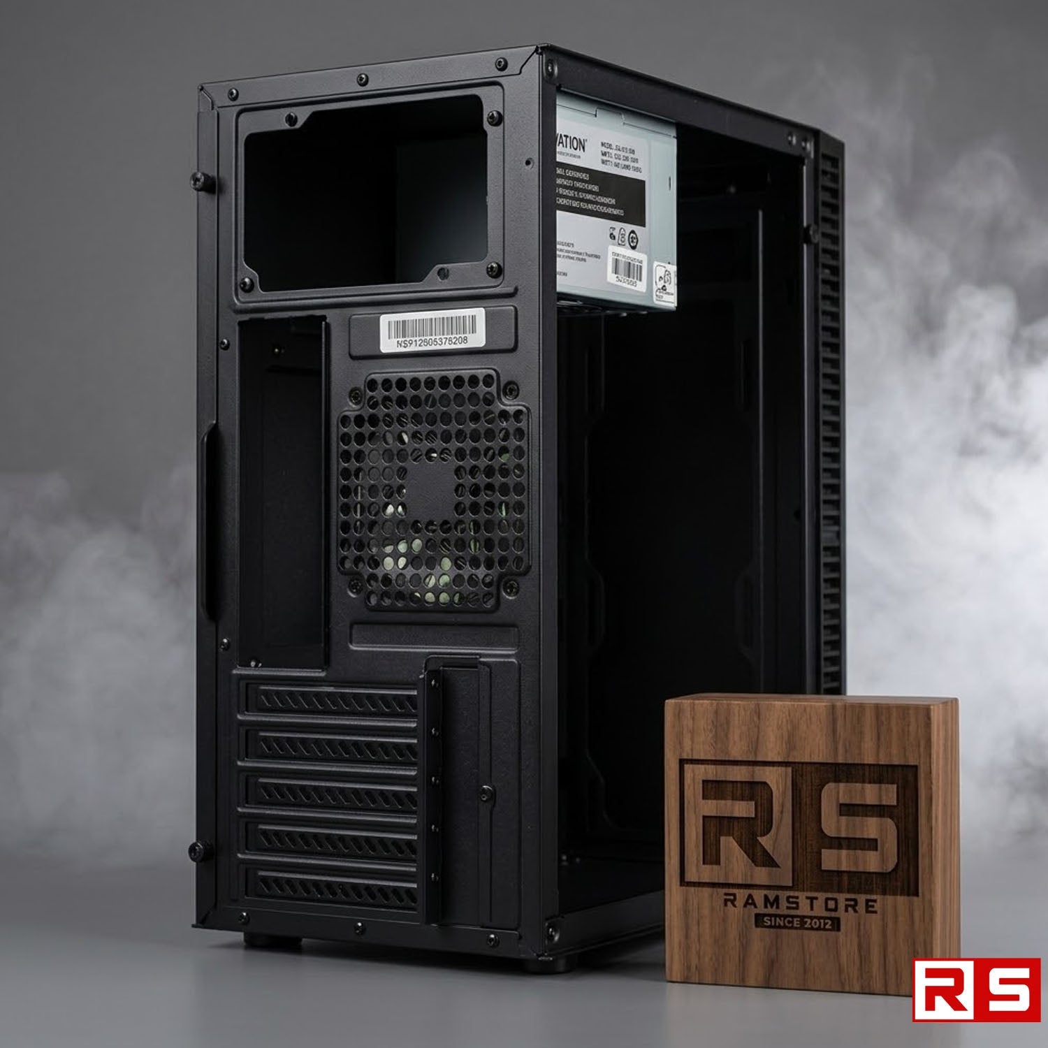 PCZ Case Matx Stargate Mesh 1.2 Psu + 2 Fan Black