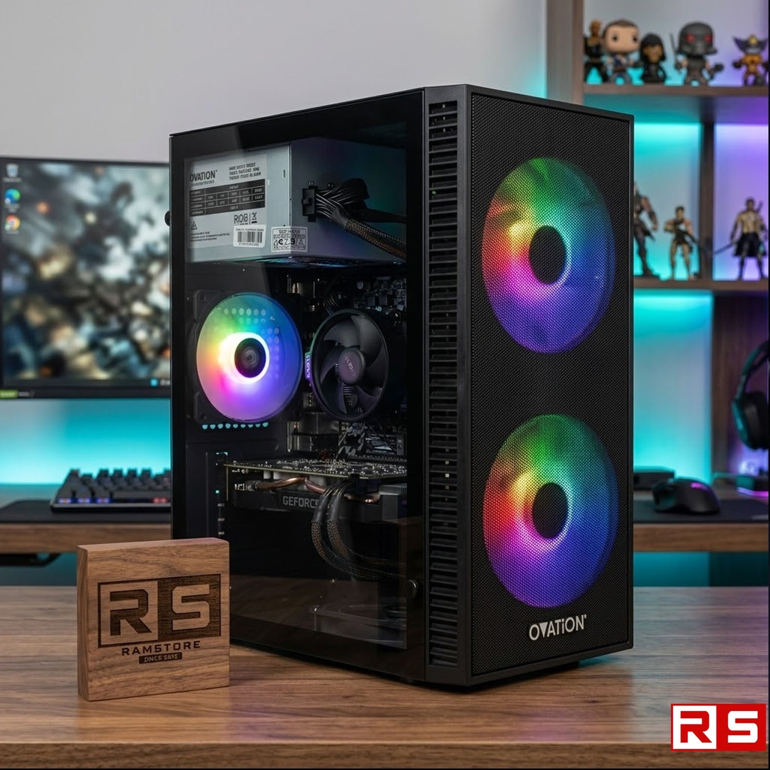 PCZ Desktop Computer Brandnew AMD A8-7680 & MATX Black