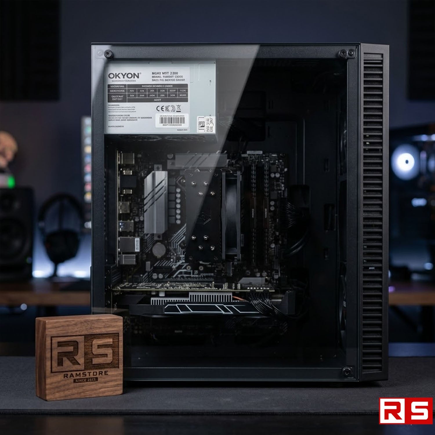 PCZ Desktop Computer Brandnew Intel I5-12400 & MATX Black