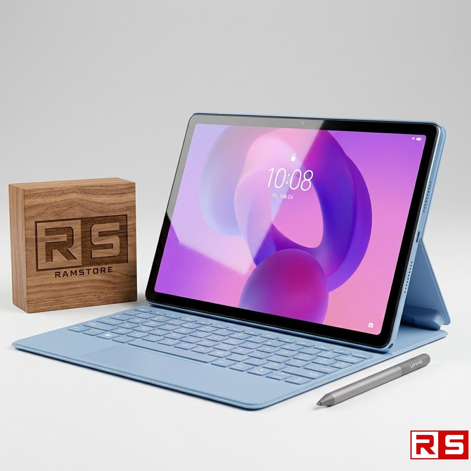 LPR Convertible Lenovo Ideatab 5G LTE - MediaTek Dimensity 6300 8GB 128GB (Polar Blue / w/ Folio Keyboard & Pen)