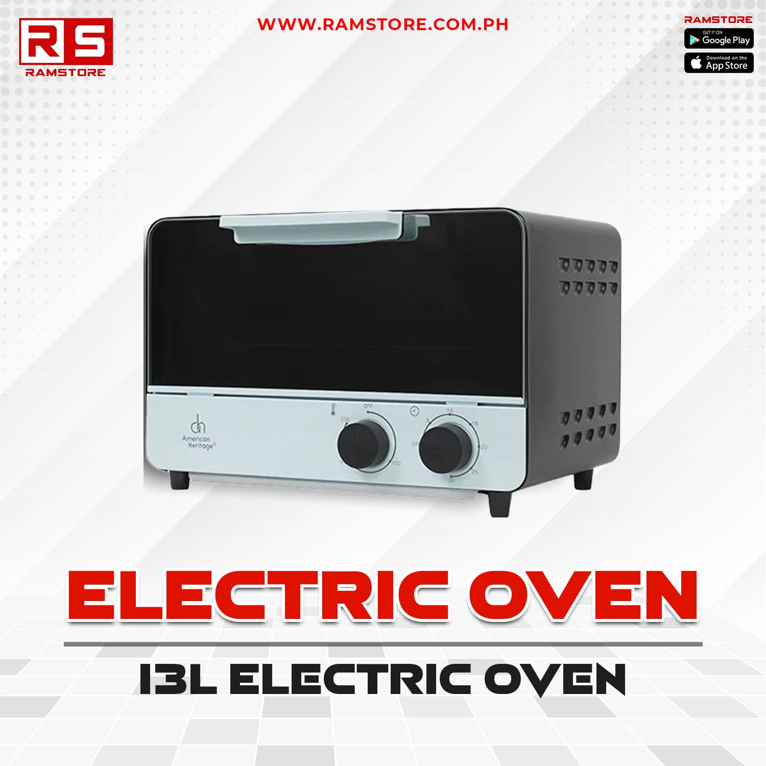 STA Oven American Heritage 13L Electric Oven