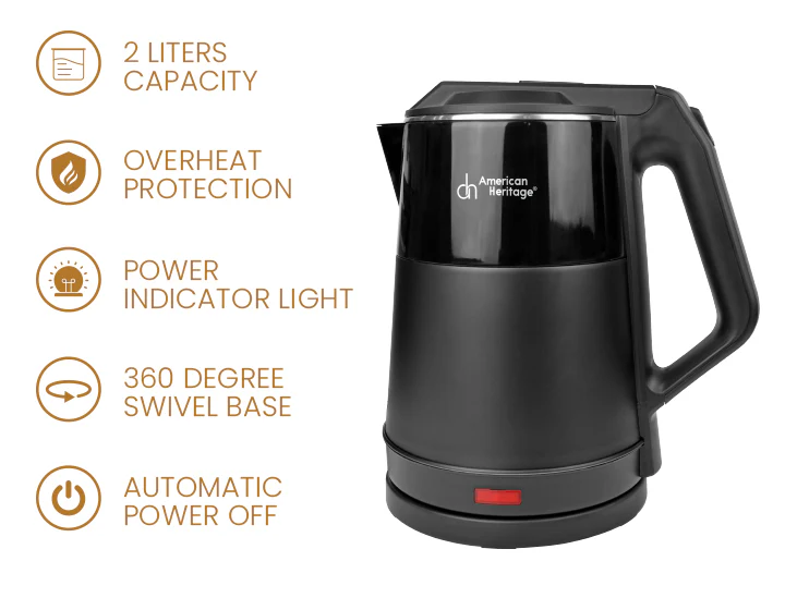 STA Kettle American Heritage 2L Cordless