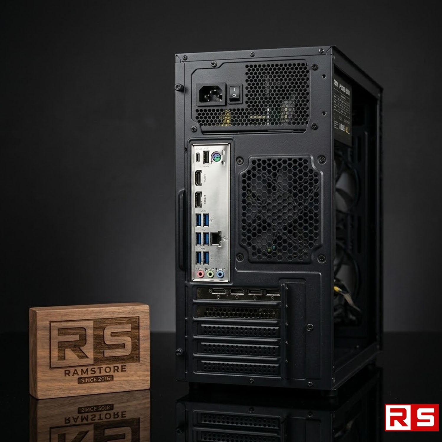 PCZ System Unit AMD Ryzen 5 3400G & MATX Black