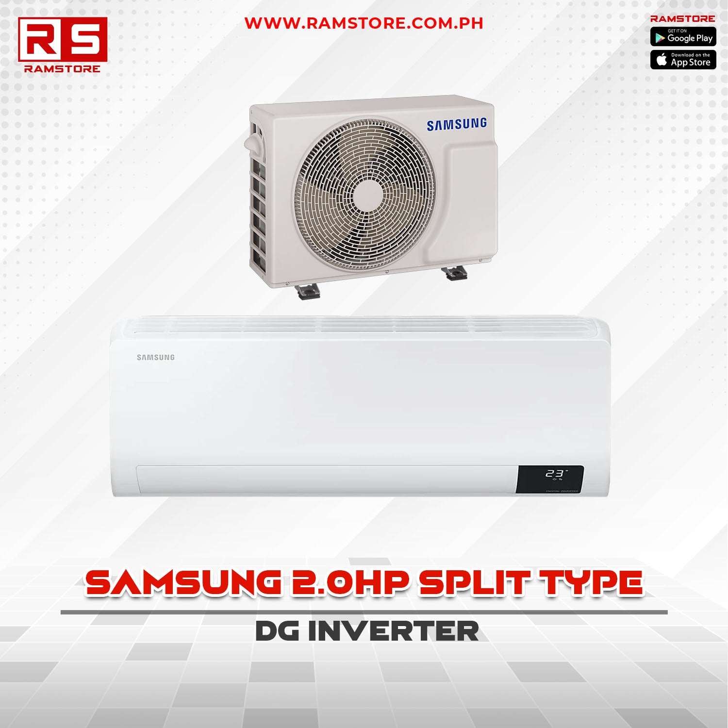 STA Aircon Samsung 2.0HP Split Type DG Inverter