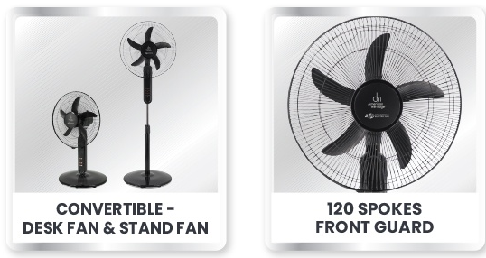 STA Stand Fan American Heritage 2 IN 1 Convertible