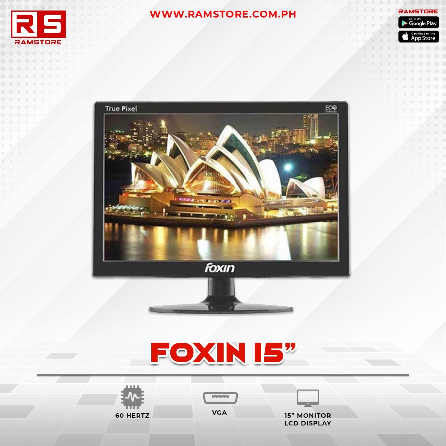 PCZ Monitor Foxin 15"