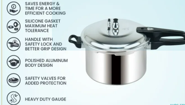 STA Pressure Cooker American Heritage 4.5Q Aluminum
