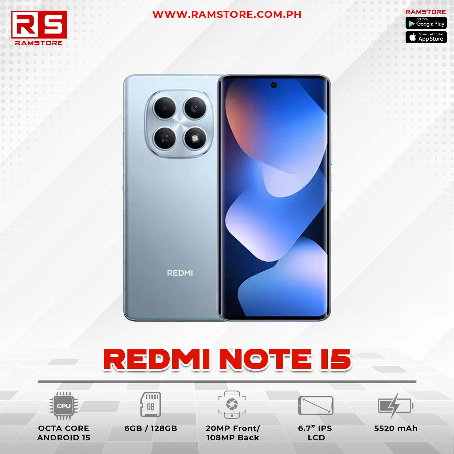 MBC Phone Xiaomi Redmi Note 15 6GB 128GB