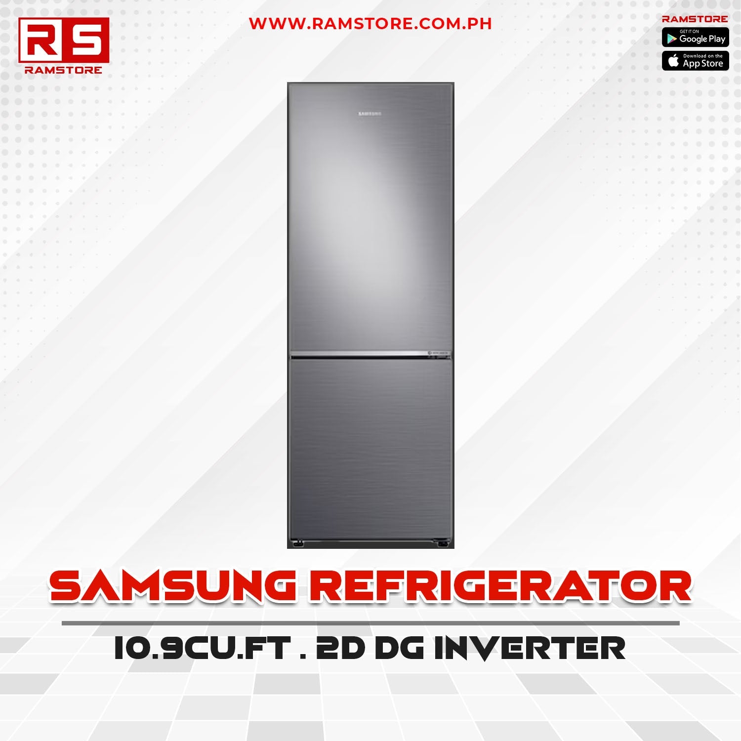 STA Ref Samsung 10.9CU.FT . 2D DG Inverter