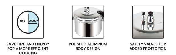 STA Pressure Cooker American Heritage 10Q Aluminum