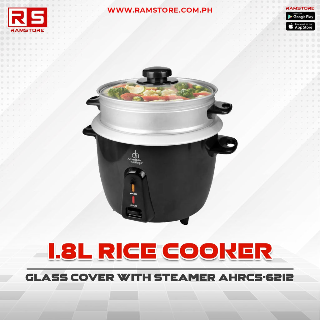 STA Rice Cooker American Heritage 1.8L W/Steamer