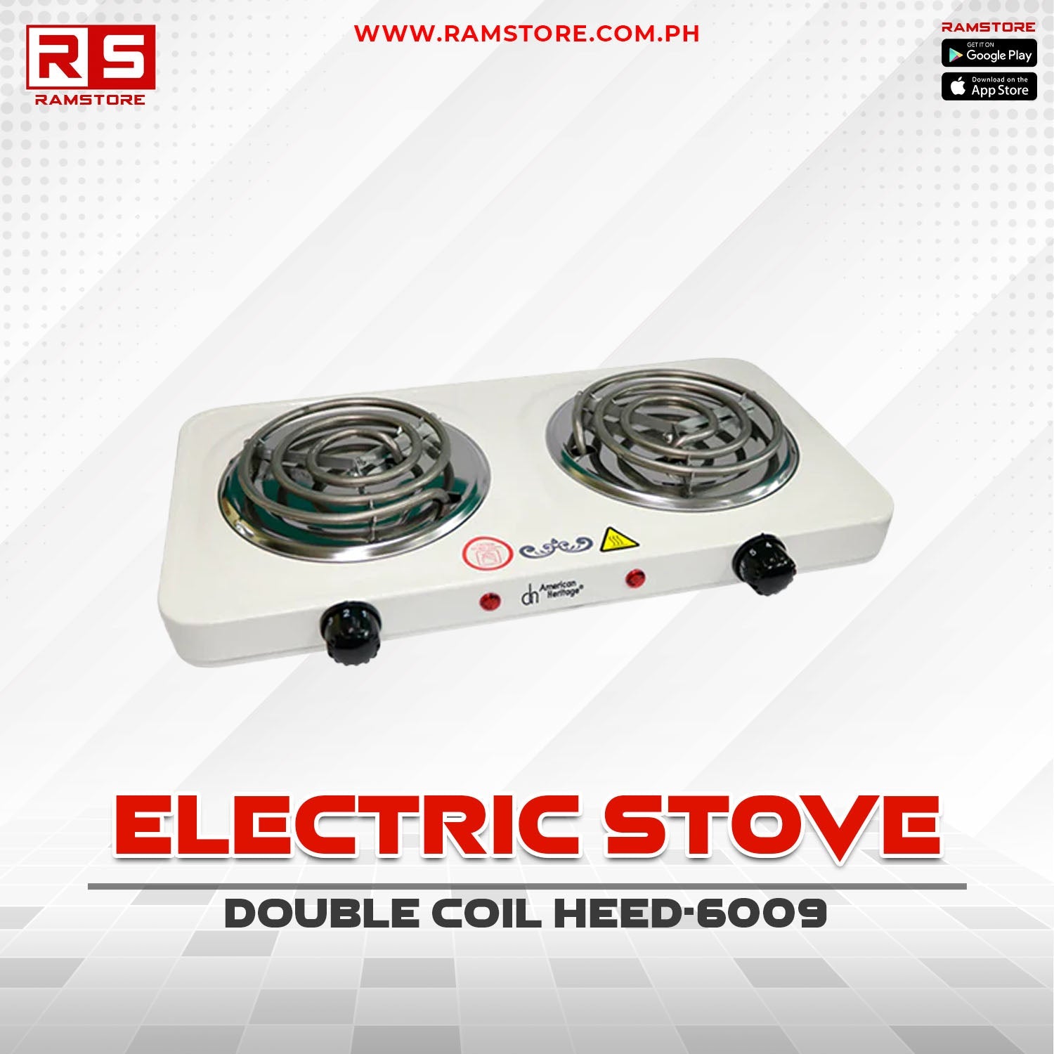 STA Stove American Heritage Double Coil Electric