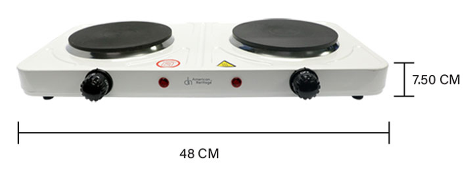 STA Stove American Heritage Double Hotplate Electric