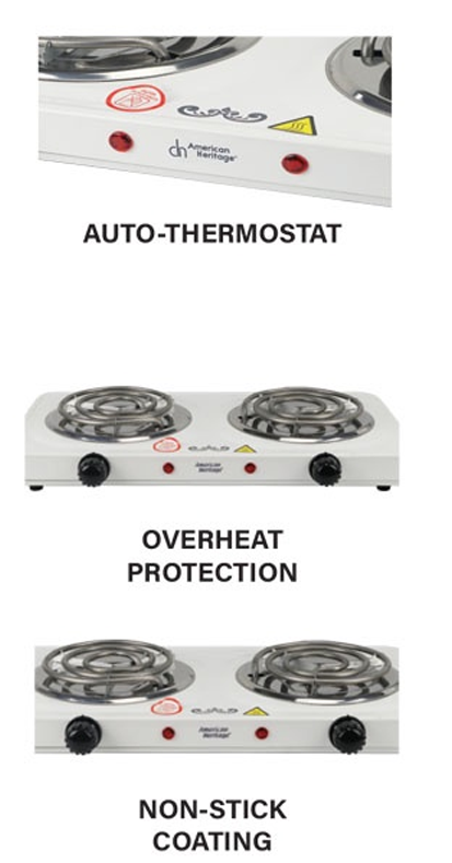 STA Stove American Heritage Double Coil Electric