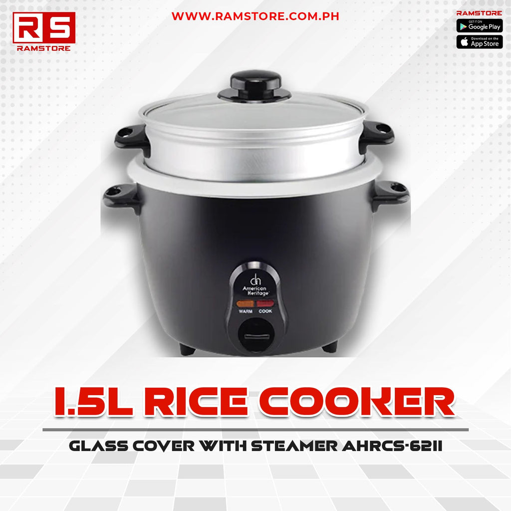 STA Rice Cooker American Heritage 1.5L W/Steamer