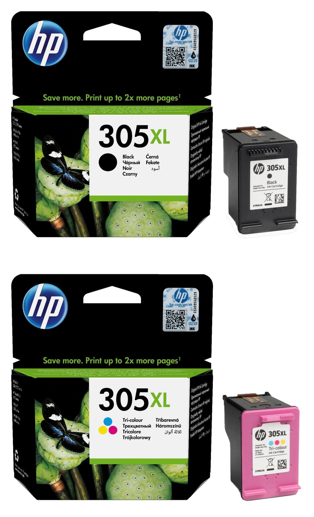 HP 305XL High Yield Tri-color Original Ink Cartridge