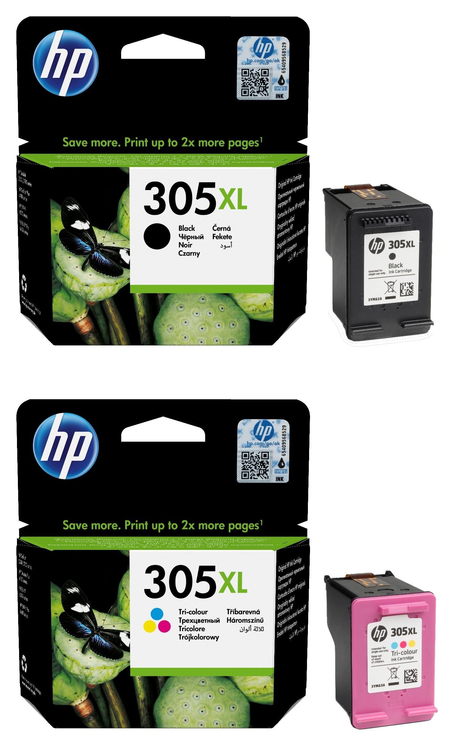 HP 305XL High Yield Tri-color Original Ink Cartridge