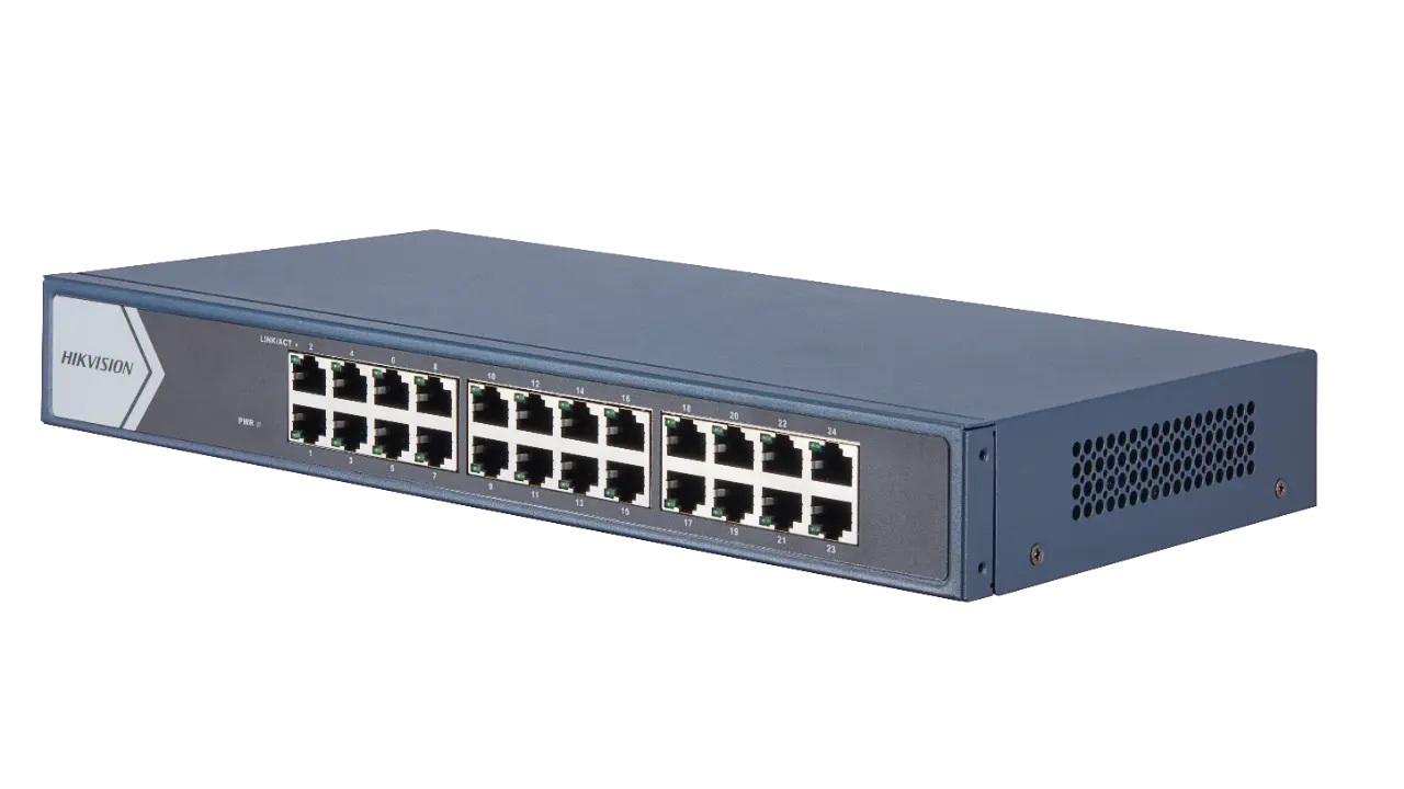 Hikvision 24 Port Gigabyte RJ45 Steel Case DS-3E0524-E DS-3E0524-E
