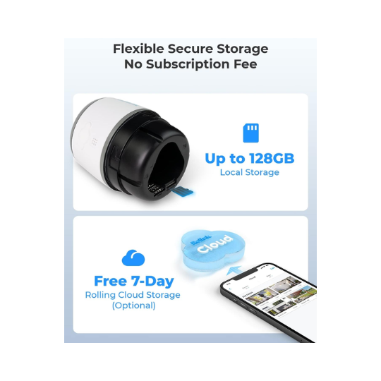 Reolink Go Plus 4MP 2K Smart 4G Battery Security Camera