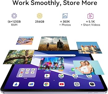 Blackview Tab 12.7 12GB + 256GB Cam 13MP+16MP Andrid 15 wifi only LINK_8_SET_GREY