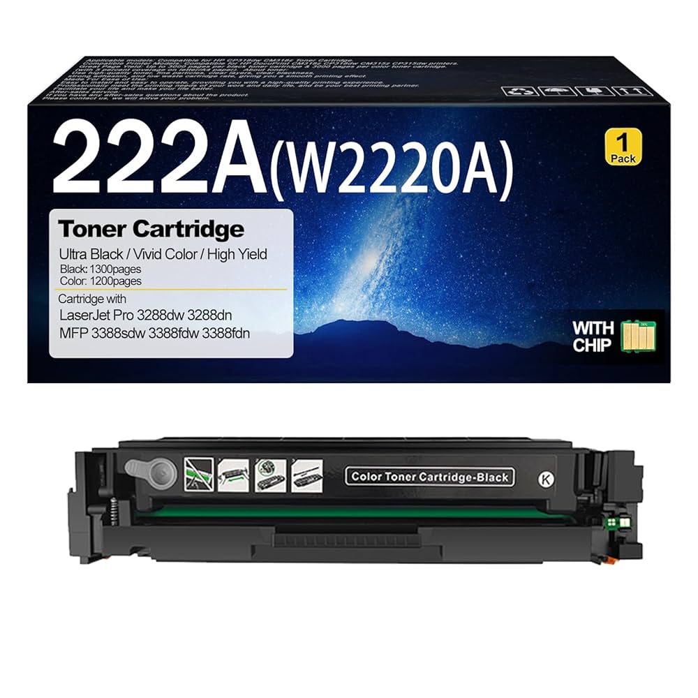 HP 222A Black Original LaserJet Toner Cartridge