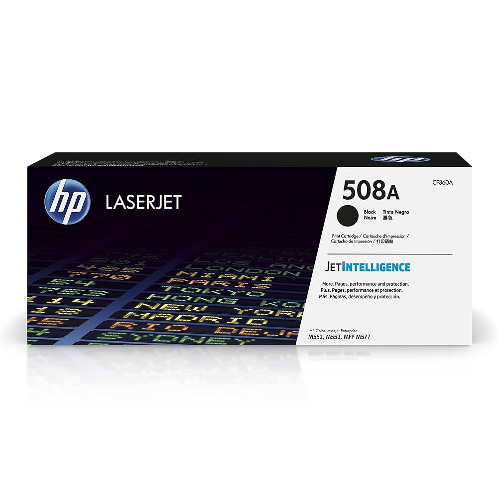 HP 508A Black Original LaserJet Toner Cartridge