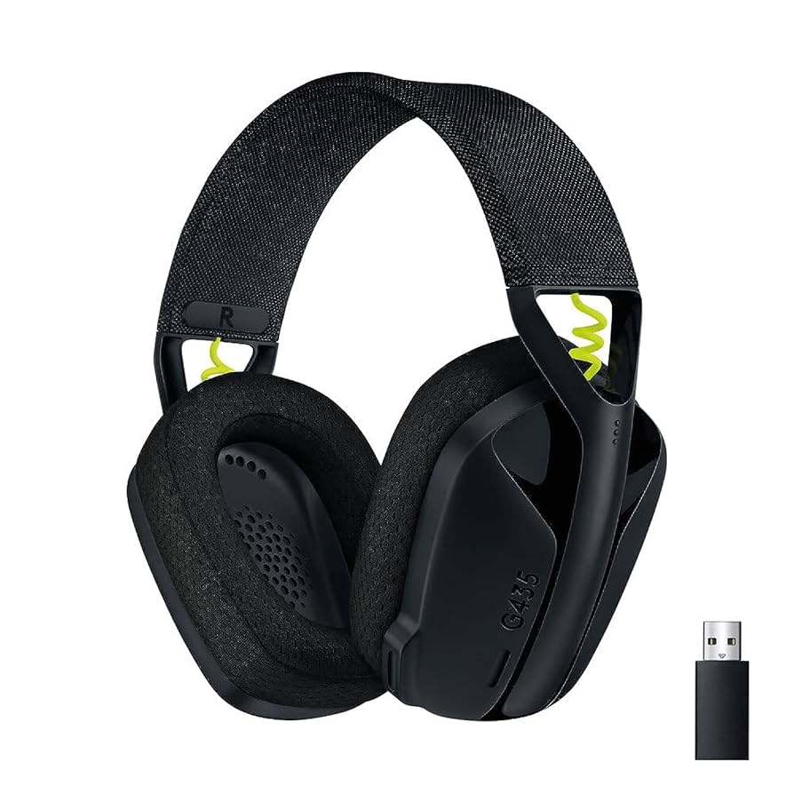 Logitech G435 LIGHTSPEED Wireless Gaming Headset - Black