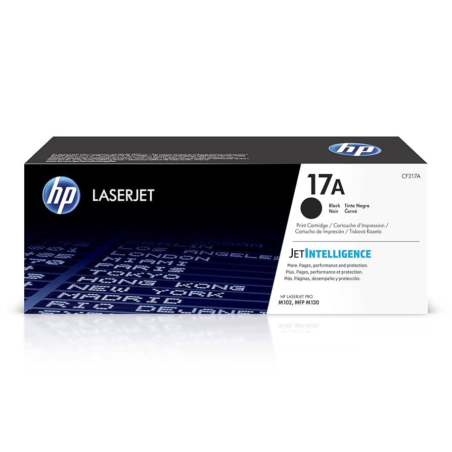 HP 17A Black  Original LaserJet Toner Cartridge (CF217A)