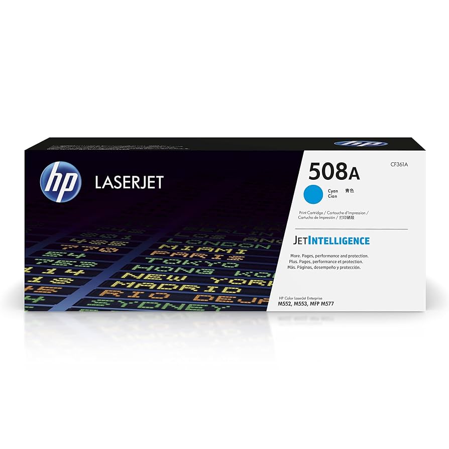 HP 508A Cyan Original LaserJet Toner Cartridge
